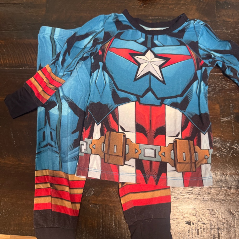 Posh Peanut Captain America Pajamas